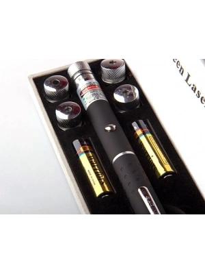 Yeşil Lazer Pointer 50 Mw 15 Km Etkili (5 Başlıklı)