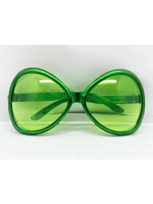 Yeşil Renk Yeşilçam Nostalji 80li Yıllar 90lı Yıllar Parti Gözlüğü  7x16 cm