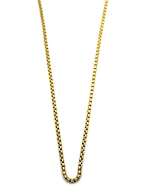 Yılan Zincir Kolye - 45 cm - Altın