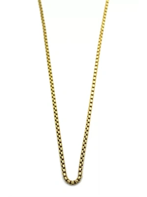 Yılan Zincir Kolye - 45 cm - Altın