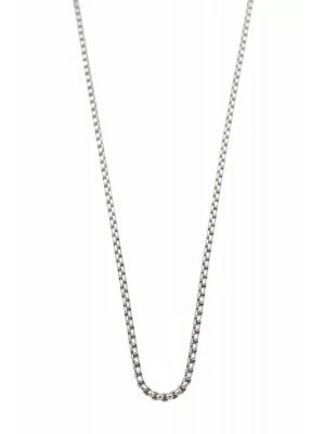 Yılan Zincir Kolye - 45 cm - Gümüş