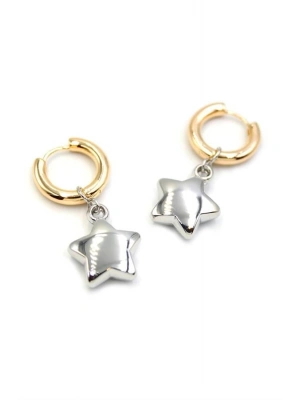 Yıldız Küpe - Gümüş