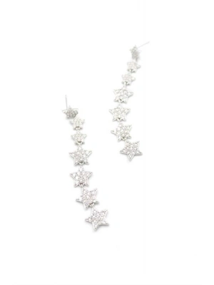 Yıldız Küpe - Gümüş