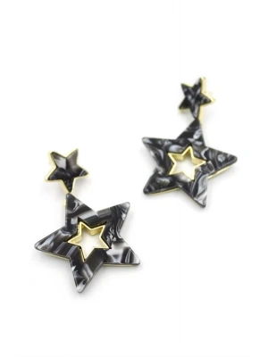 Yıldız Küpe - Siyah