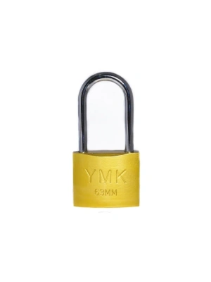 Ymk Eko Sarı Boyalı Uzun Kancalı Asma Kilit 32mm