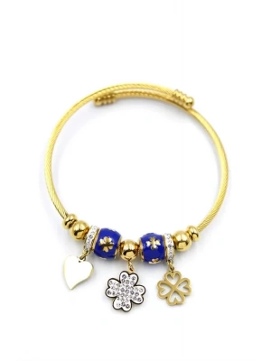 Yonca Charm Bilezik - Altın