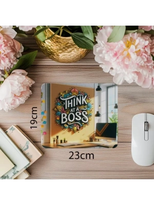 Yönetici Zihniyeti Mouse Pad – Canlı Renkli - 19x23 cm 2 mm Dikdörtgen İthal Baskılı Mouse Pad