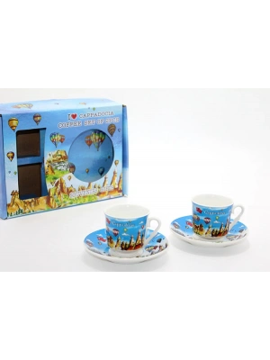 Yöresel İkili Fincan Seti Model 4