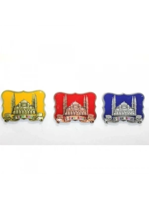 Yöresel Sultanahmet Magnet Kare Tasarım