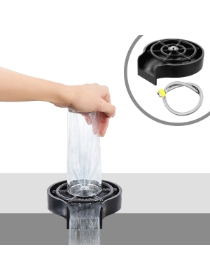 ®  Yüksek Basınçlı Otomatik Bardak Yıkama Aparatı Mutfak Lavaboları İçin Hızlı Kupa Durulayıcı