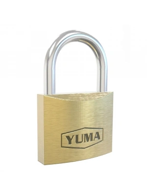 Yuma Türk Malı Pirinç Kısa Asma Kilit 50 Mm