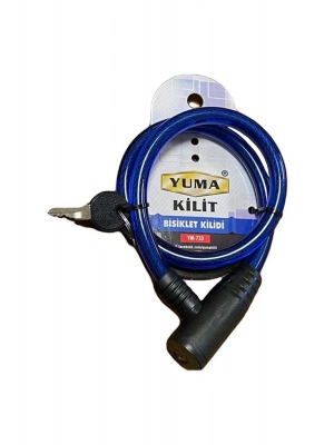 Yuma Ym-733 Mavi 65 Cm Bisiklet Kilidi