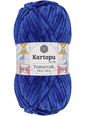 Yumurcak Kadife El Örgü İpi Gece Mavisi K524