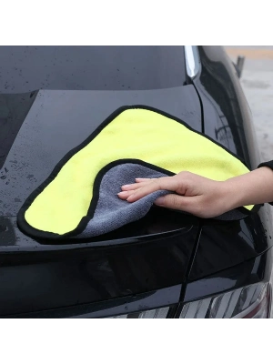 Yünlü Mikrofiber Araba Temizlik Bezi 50x70 cm