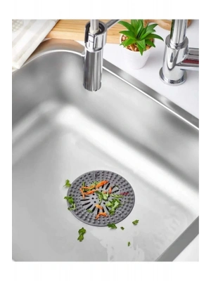 Yuvarlak  Süzgeçli Silikon Mutfak  Lavabo Ve Küvet Süzgeci Gider Süzgeci