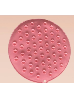 Yuvarlak Vantuzlu Banyo Sırt Kese Matı 26 cm