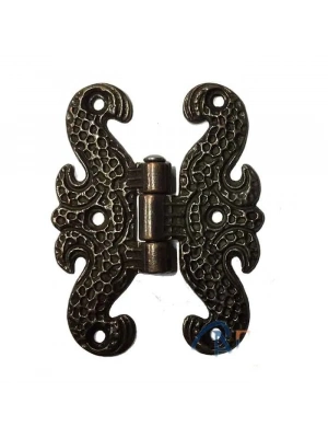 Zamak Kelebek Menteşe - Büyük, 50x67mm, Oksit, 1 Adet