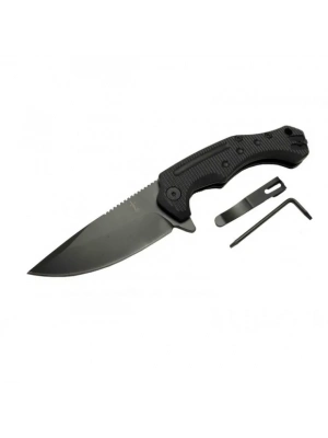 Zero Error 7-12 Black Çakı 22 Cm Manuel, Kemerlikli