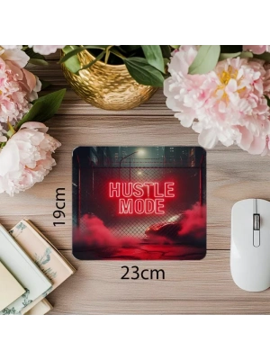 Zincir Tel Fonlu Enerjik Mouse Pad - 19x23 cm 2 mm Dikdörtgen İthal Baskılı Mouse Pad