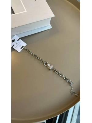 Zirkon Leopar Bileklik - Gümüş