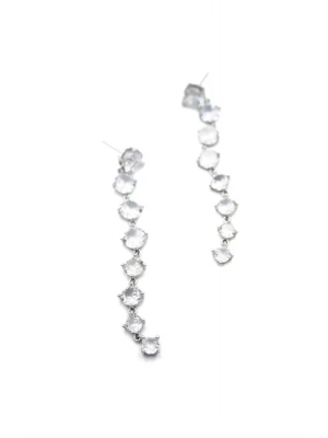 Zirkon Taşlı Küpe - Gümüş