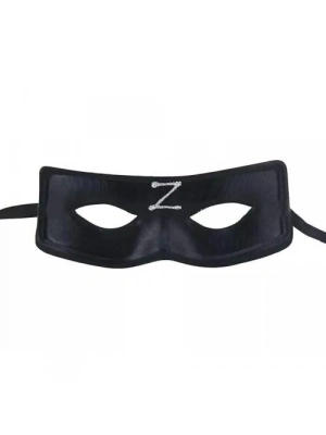 Zorro Maskesi Z Baskılı Lastikli