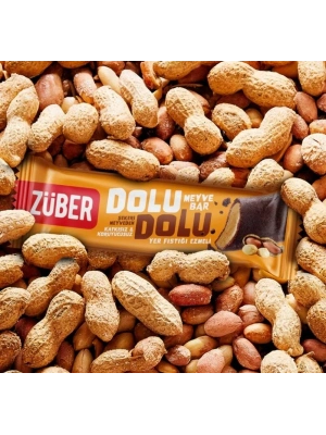 Züber Dolu Dolu Fıstık Ezme Meyve Bar 30 Gr
