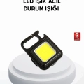 BFS Mini 800 Lümen LED El Feneri – USB Şarjlı, 3 Kademeli Işık, Şişe Açacaklı Taşınabilir Tasarım