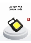 ® Mini 800 Lümen LED El Feneri – USB Şarjlı, 3 Kademeli Işık, Şişe Açacaklı Taşınabilir Tasarım