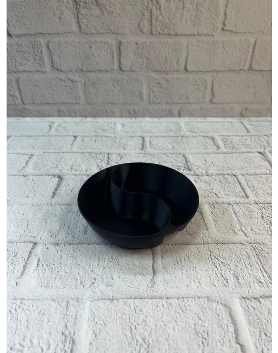 ® Dekoratif Siyah Çerezlik Kase 4’lü Set 3x12 cm