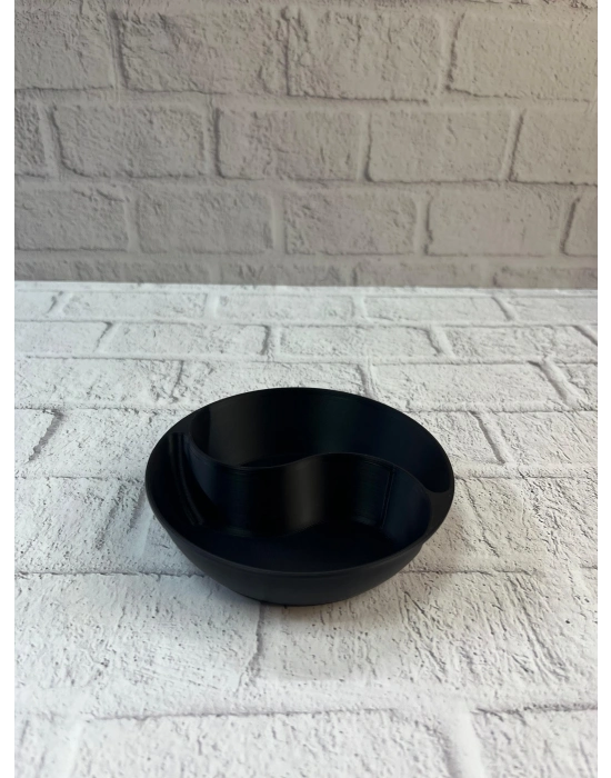 ® Siyah Çerezlik Kase Seti 4 Adet 3x12 cm