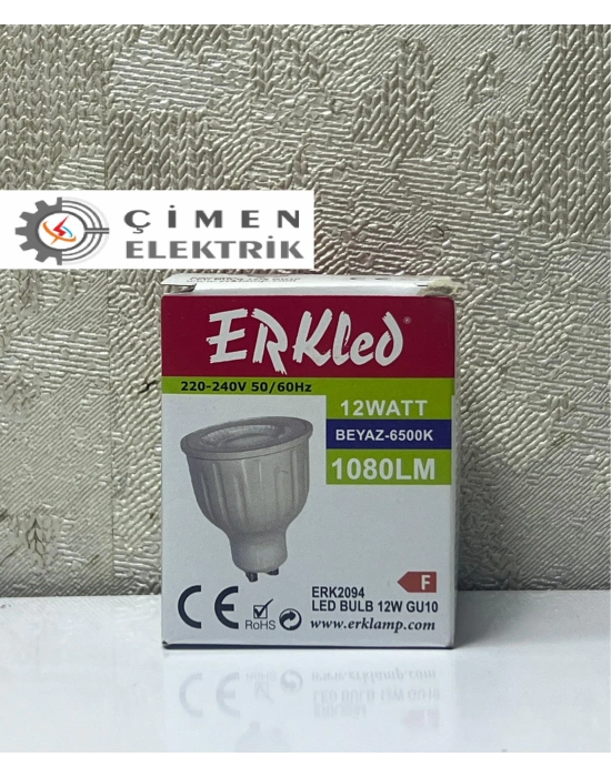 ÇOK SATAN ERKLED ERK 2094 GU10 Lensli Ampül 12W 6500K Beyaz Işık