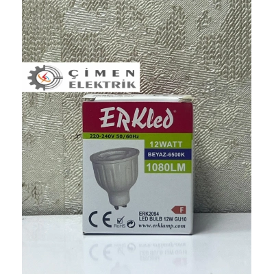 ÇOK SATAN ERKLED ERK 2094 GU10 Lensli Ampül 12W 6500K Beyaz Işık