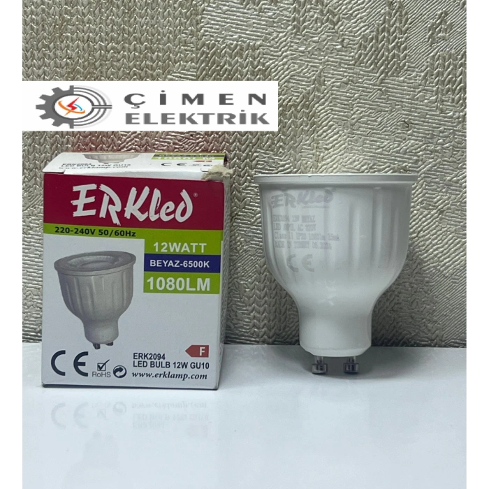 ÇOK SATAN ERKLED ERK 2094 GU10 Lensli Ampül 12W 6500K Beyaz Işık