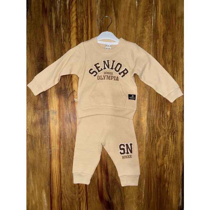 TAVSİYE EDİLEN GÜVENLİ SATICI 6-24 aylık kanguru cep senıor takım sütlükahve