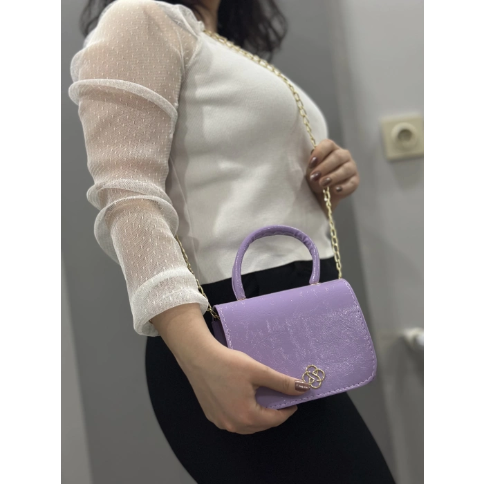 TAVSİYE EDİLEN GÜVENLİ SATICI Lila cilt krash çanta
