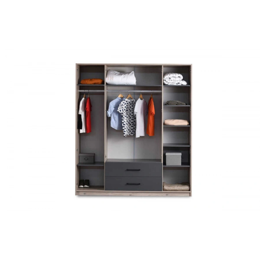 Anka 4 Kapaklı Gardırop