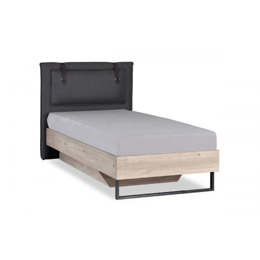 Anka Bazalı Başlıksız Karyola 100x200