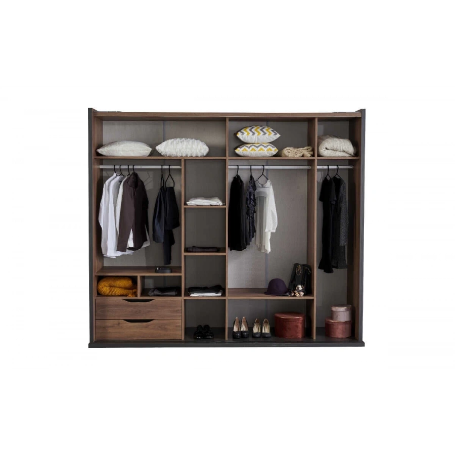 Arcos 6 Kapaklı Sürgülü Gardırop