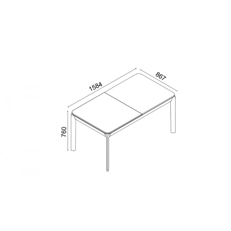 Arcos Açılır Yemek Masası