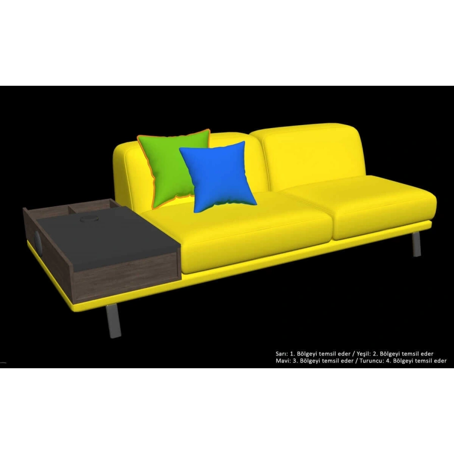 Arcos Sehpalı Sol Modül