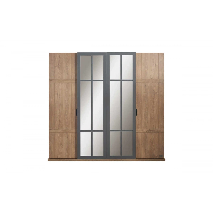 Brooklyn 6 Kapaklı Sürgülü Gardırop