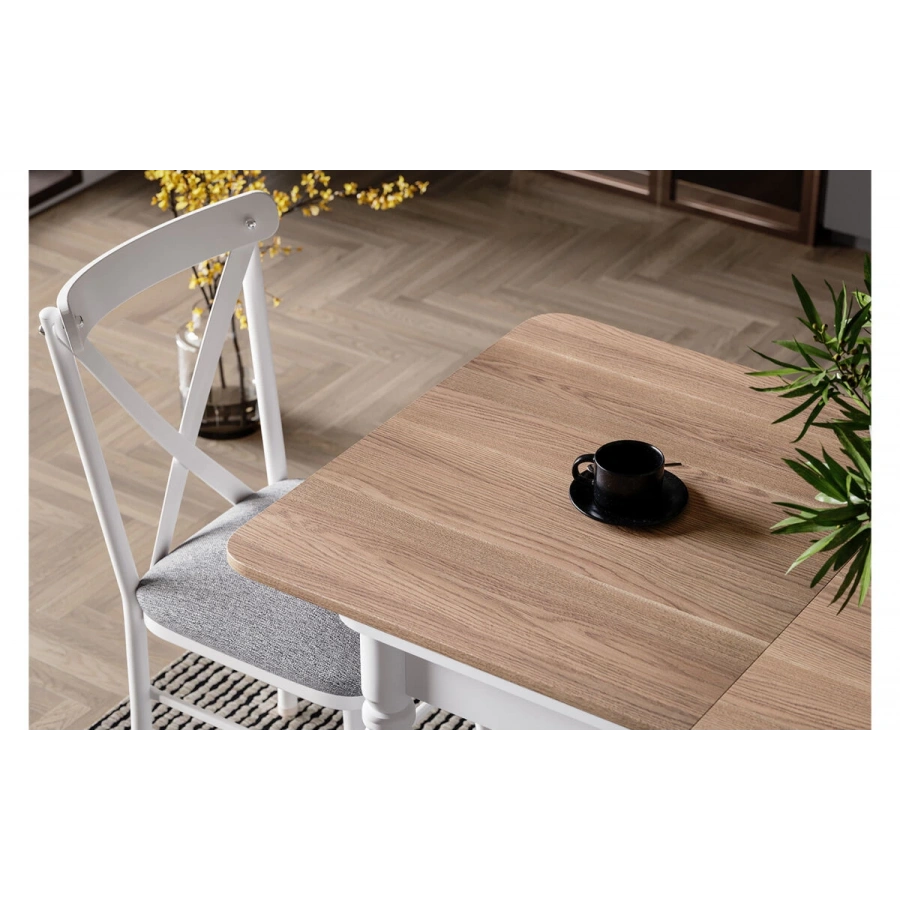 Country Beyaz Mutfak Masası Takımı