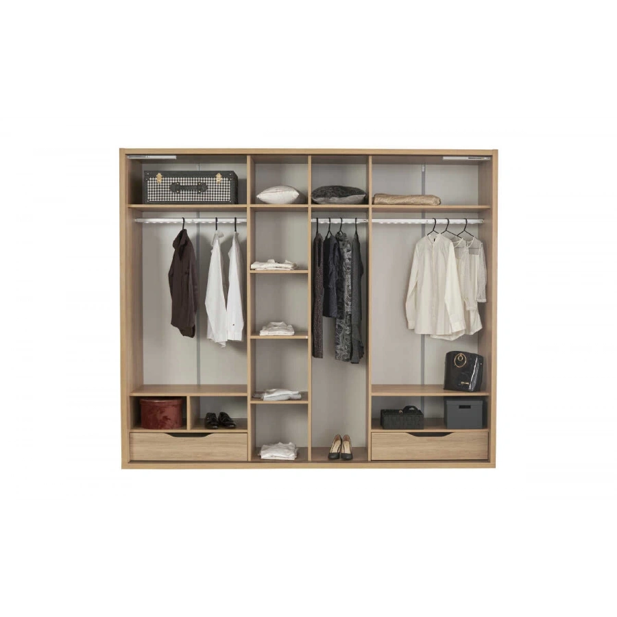 Floyd 6 Kapaklı Sürgülü Gardırop