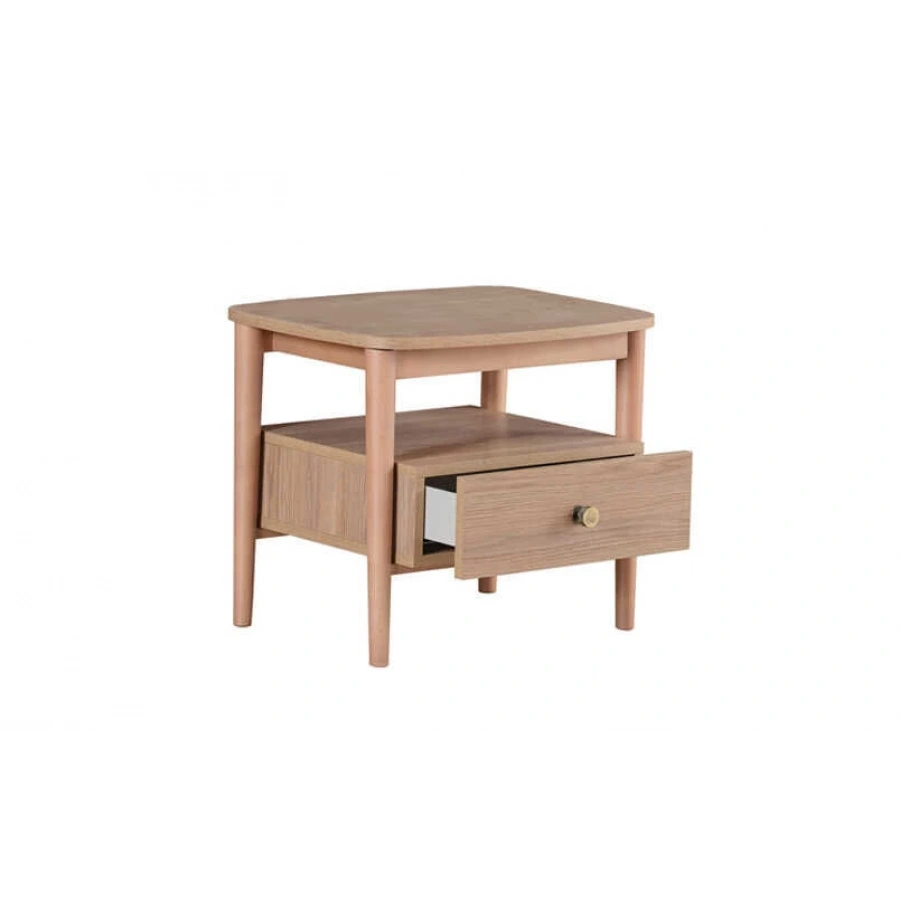 Frida Ahşap Ayaklı Komodin Set (2 Adet)