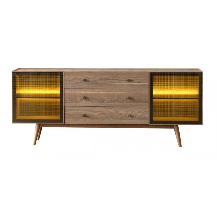 Frida Cam Kapaklı Konsol