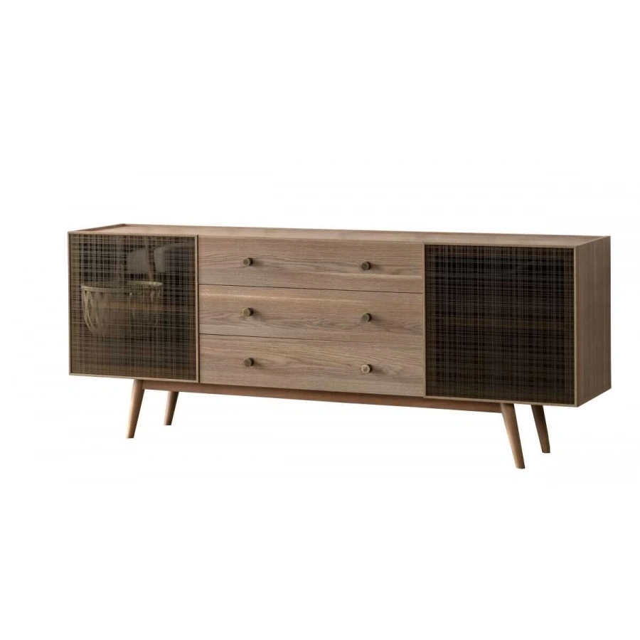 Frida Cam Kapaklı Konsol