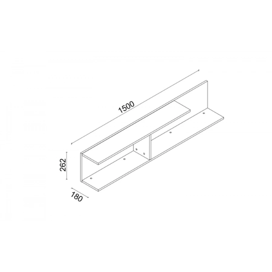 Hill Yatay Duvar Modülü