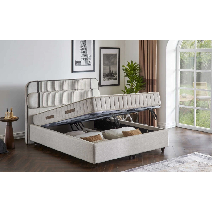 Linea 90x200 Baza Başlık Set