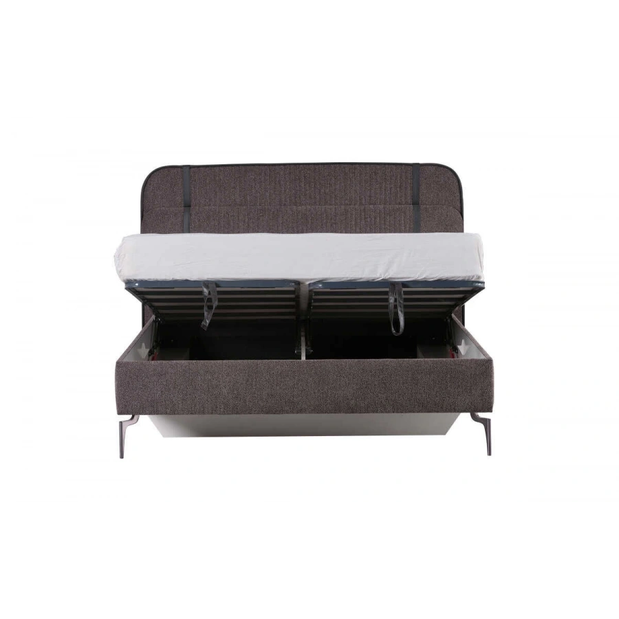 Linea Döşemeli Bazalı Başlıksız Karyola 160x200